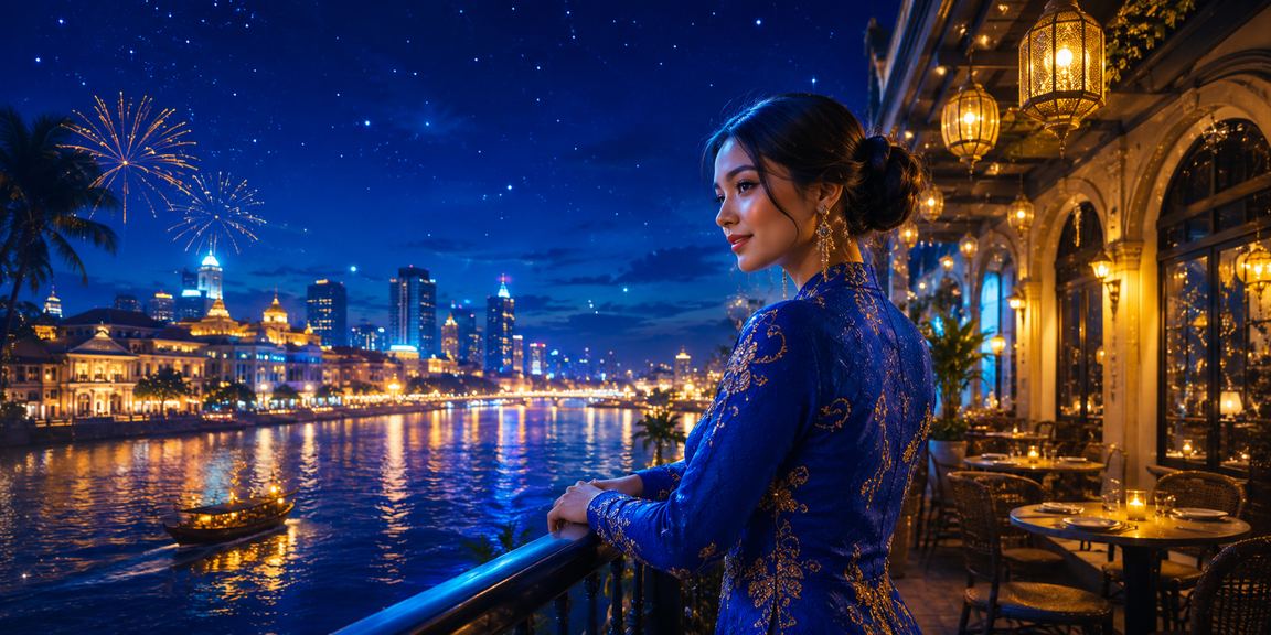 Pemain wanita dengan baju kurung bermain permainan pertaruhan di Ipoh
